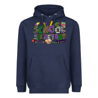Navy school secretary mardi gras Heavyweight Hoodie - CowGirlArtShop