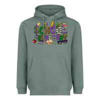 Sage school secretary mardi gras Heavyweight Hoodie - CowGirlArtShop