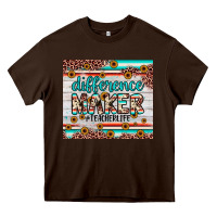 Chocolate Brown difference maker Heavy Core Tee - JahusDesignShop