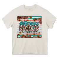 Cream difference maker Heavy Core Tee - JahusDesignShop