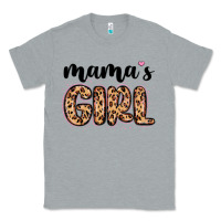 Heather Grey mama s girl Classic Tee - MaliasSmallBusiness