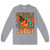 Heather Grey Gobble Gobble Gobble Long Sleeve Tee - MaliasSmallBusiness
