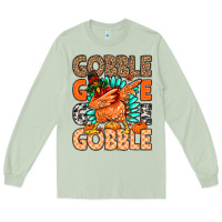 Matcha Gobble Gobble Gobble Long Sleeve Tee - MaliasSmallBusiness