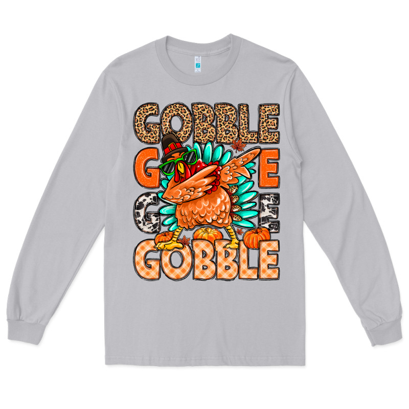 Gobble Gobble Gobble Long Sleeve Tee by MaliasSmallBusiness | Teevron