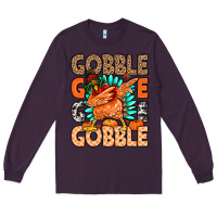 Plum Gobble Gobble Gobble Long Sleeve Tee - MaliasSmallBusiness