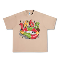 Burro 1865 juneteenth lips Urban Heavy Tee - MaliasSmallBusiness