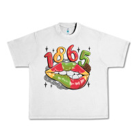 Lunar Rock 1865 juneteenth lips Urban Heavy Tee - MaliasSmallBusiness