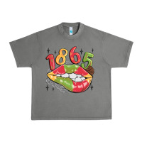 Tornado 1865 juneteenth lips Urban Heavy Tee - MaliasSmallBusiness