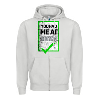 Dove Grey You Had Me At Ebitda Zipper Hoodie - Bettercallsaul