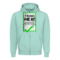 Seafoam You Had Me At Ebitda Zipper Hoodie - Bettercallsaul