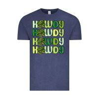 Vintage Denim howdy st patrick s day Vintage Tee - MaliasSmallBusiness