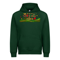 Forest Green christmas vibes libbey glass Urban Hoodie - BundleAndBundleShop