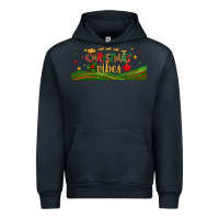 Navy christmas vibes libbey glass Urban Hoodie - BundleAndBundleShop
