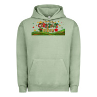 Pigment Oil Green christmas vibes libbey glass Urban Hoodie - BundleAndBundleShop