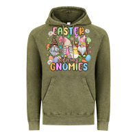 Vintage Olive easter  with my gnomies Vintage Hoodie - MaliasSmallBusiness