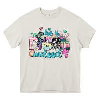 Cream he is risen indeed Heavy Core Tee - AdoDesignShop