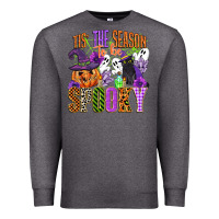 Charcoal Heather tis the season to be spooky Premium Sweatshirt - CowGirlArtShop