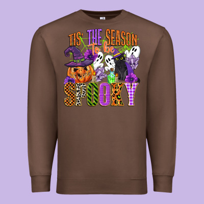 Tis The Season To Be Spooky Premium Sweatshirt Designed By Cowgirlartshop