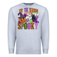 Heather Grey tis the season to be spooky Premium Sweatshirt - CowGirlArtShop