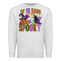 Oatmeal Heather tis the season to be spooky Premium Sweatshirt - CowGirlArtShop