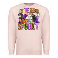 Pale Pink tis the season to be spooky Premium Sweatshirt - CowGirlArtShop