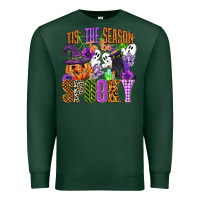 Sports Green tis the season to be spooky Premium Sweatshirt - CowGirlArtShop