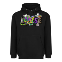 Black nurse mardi gras Heavyweight Hoodie - CowGirlArtShop