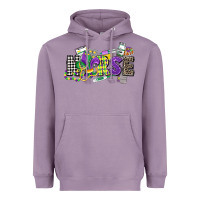 Lavender nurse mardi gras Heavyweight Hoodie - CowGirlArtShop