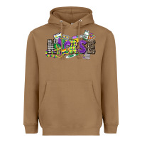 Toasted Coconut nurse mardi gras Heavyweight Hoodie - CowGirlArtShop
