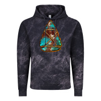 Cloud Black turquoise cowhide arrowhead Vintage Hoodie - Jasminsmagicworld