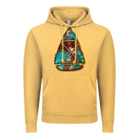 Vintage Mustard turquoise cowhide arrowhead Vintage Hoodie - Jasminsmagicworld