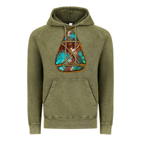 Vintage Olive turquoise cowhide arrowhead Vintage Hoodie - Jasminsmagicworld