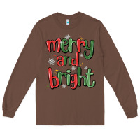 Chestnut merry and bright Long Sleeve Tee - MaliasSmallBusiness