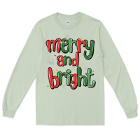 Matcha merry and bright Long Sleeve Tee - MaliasSmallBusiness