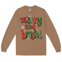 Toasted Coconut merry and bright Long Sleeve Tee - MaliasSmallBusiness