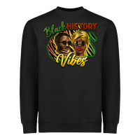 Black black history vibes Heavyweight Sweatshirt - NancyCooperArtShop