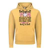 Vintage Mustard volleyball mom Vintage Hoodie - MaliasSmallBusiness