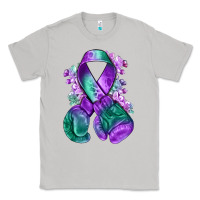 Moon Dust purple and green anal cancer with boxing gloves na Classic Tee - NancyCooperArtShop