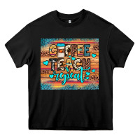 Black coffee teach repeat Heavy Core Tee - JahusDesignShop