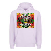 Lilac no sugar no cream black tumbler Premium Hoodie - CowGirlArtShop