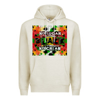Oatmeal Heather no sugar no cream black tumbler Premium Hoodie - CowGirlArtShop