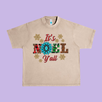It's Noel Y'all Urban Heavy Tee Designed By Adodesignshop