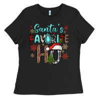 Black santa s favorite ho Ladies Tee - JahusDesignShop