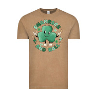 Vintage Coffee shamrock and roll Vintage Tee - MaliasSmallBusiness