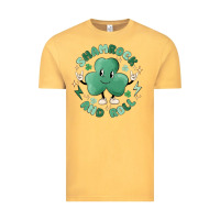 Vintage Mustard shamrock and roll Vintage Tee - MaliasSmallBusiness