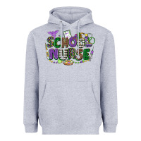 Heather Grey school nurse mardi gras Heavyweight Hoodie - CowGirlArtShop