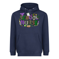 Navy school nurse mardi gras Heavyweight Hoodie - CowGirlArtShop
