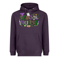 Plum school nurse mardi gras Heavyweight Hoodie - CowGirlArtShop