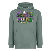 Sage school nurse mardi gras Heavyweight Hoodie - CowGirlArtShop