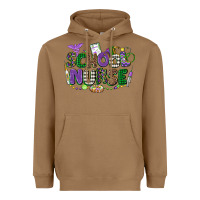 Toasted Coconut school nurse mardi gras Heavyweight Hoodie - CowGirlArtShop